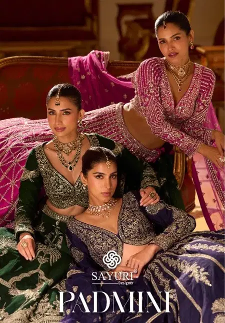 Padmini By Sayuri Silk Embroidery Online Designer Lehenga Choli Wholesale
